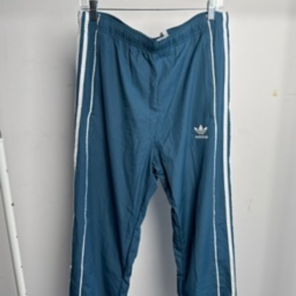 Adidas Originals Authentic Wind Track Pants Blanch Blue NWT — Men's L